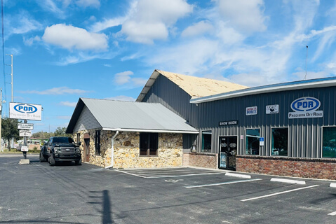 The Precision Off Road headquarters building